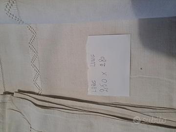 lenzuolo matrimoniale con ajour 