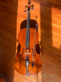 Violoncello da studio e archetto