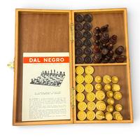 Scacchiera Damiera Scacchi Dama Dal Negro Vintage