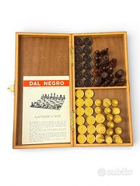 Scacchiera Damiera Scacchi Dama Dal Negro Vintage