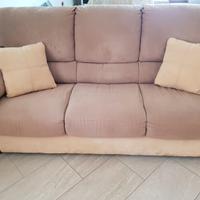 Divano 3 posti bicolore