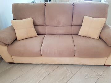 Divano 3 posti bicolore