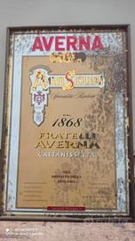 Tabella Amaro Averna vintage 