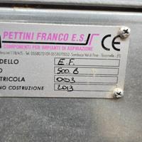 aspiratrucioli due sacchi