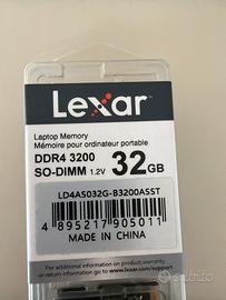 NUOVO - Lexar SODIMM RAM DDR4 32GB