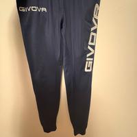 Pantaloni tuta calcio Ginova blu notte taglia M