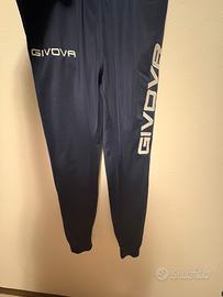 Pantaloni tuta calcio Ginova blu notte taglia M