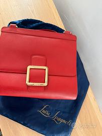 Borsa rossa in pelle Luisa Spagnoli nuova