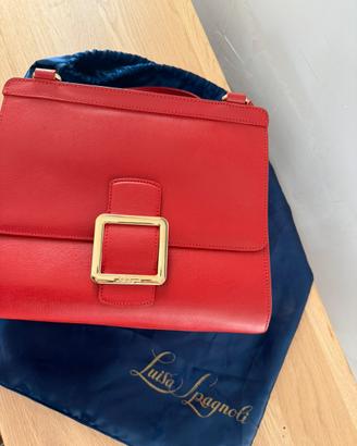 Borsa rossa in pelle Luisa Spagnoli nuova