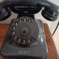 Telefono vintage a disco Siemens Milano anni '50