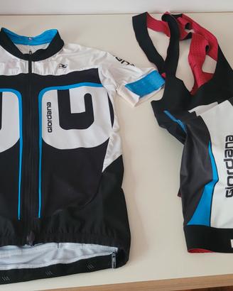 completo ciclismo Giordana e salopette My Bike 