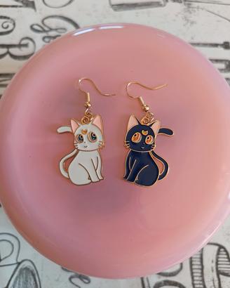 Orecchini gatti Sailor Moon