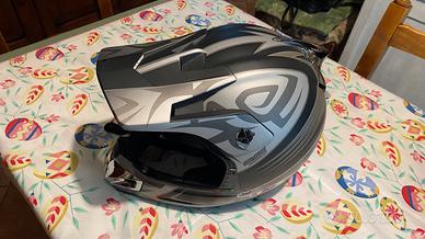 Casco da cross hjc in fibra di vetro