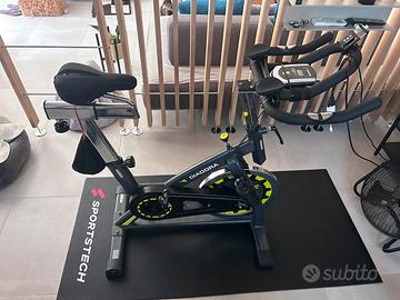 Spinbike Diadora + sensori smart Wahoo/Magene