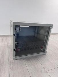 🔌 Armadio rack 19″ 9U a muro