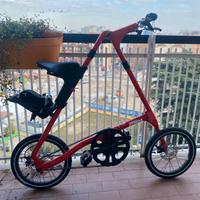 Bicicletta pieghevole STRIDA Red Devil come nuova