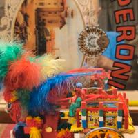 Carrettino Vintage in Legno 25cm