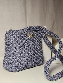 Borsa uncinetto fatta a mano 