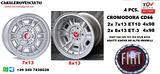 Cromodora CD66 7x13 + 8X13 4x98 Fiat 124 128 131