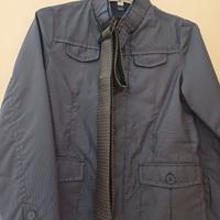 giacca bambino  con cravatta a pois