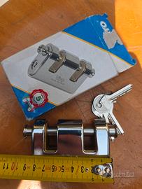 Lucchetto viro 86 mm corazzato panzer doppia asola