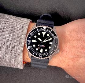 Diver Tandorio SKX007 homage automatic titanium