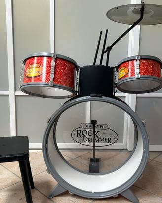 Batteria bambini bontempi rock drummer