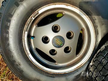 cerchi in lega (4) range rover prima serie da 16"