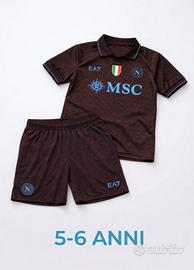 Maglia e pantaloncino Napoli 2026 5-6 anni nuovo
