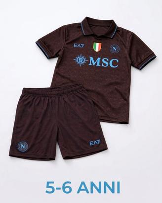 Maglia e pantaloncino Napoli 2026 5-6 anni nuovo