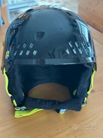 Casco sci K2 Entity nero giallo bambini