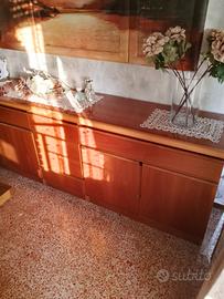 madia legno massiccio anni 80