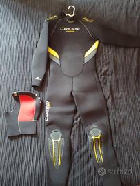 Muta Sub Cressi 5mm + Cappuccio Mares 5mm