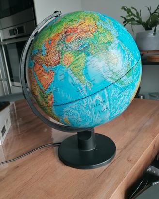 Lampada mappamondo