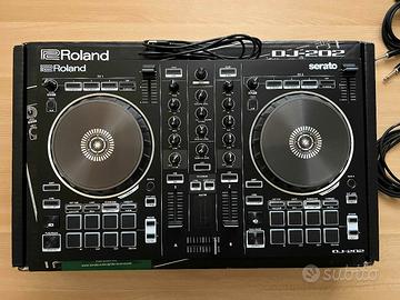 Roland DJ-202 controller con scatola e cavi