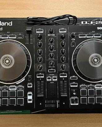Roland DJ-202 controller con scatola e cavi