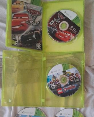 giochi xbox Minecraft,Cars 3 ,lego avengers 2
