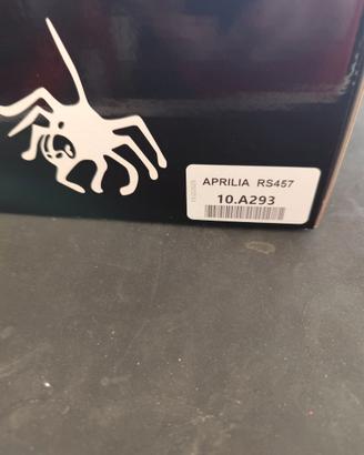 Coppia pedane racing anodizzate nere Spider
