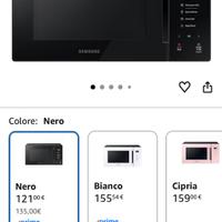 Forno a microonde samsung