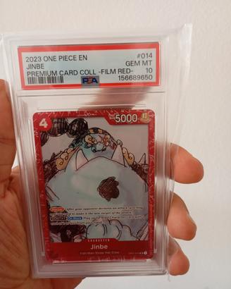 ONE PIECE JINBE FILM RED ENGLISH PSA 10 