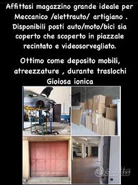 Box auto/ moto -officina/ elettrauto/deposito/