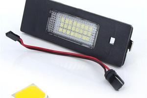 Set di 2 luci targa per bmw