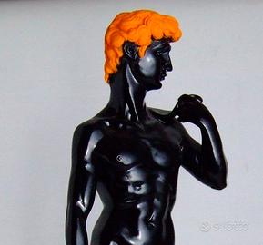 Statuetta David “Halloween (black)”decorata a mano