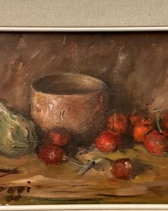 Quadro a olio pittore toscano Poggi