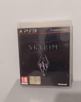 SKYRIM PS3 prima edizione 2011 con mappa pergamena