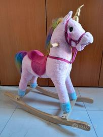 cavallo unicorno dondolo fino ai tre anni