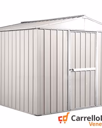 Box porta attrezzi in lamiera 276x260 bianco