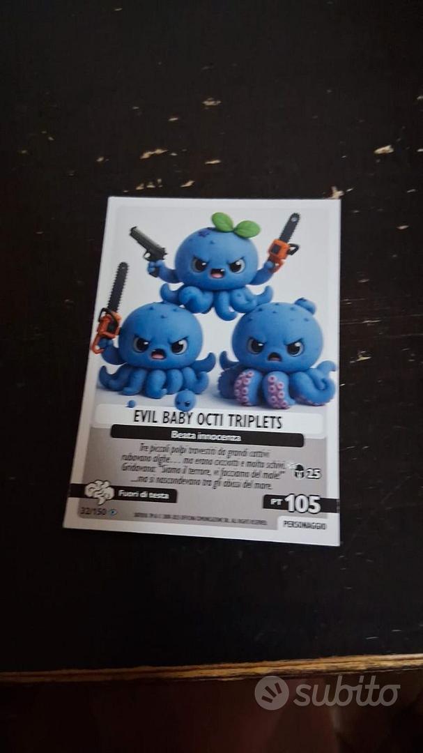 Evil Baby Octi Triplets Cards Italian Brainrot - Collezionismo In ...