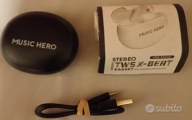 music hero cuffie auricolari