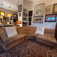 Divano Modulare Rossi di Albizzate vintage anni 70